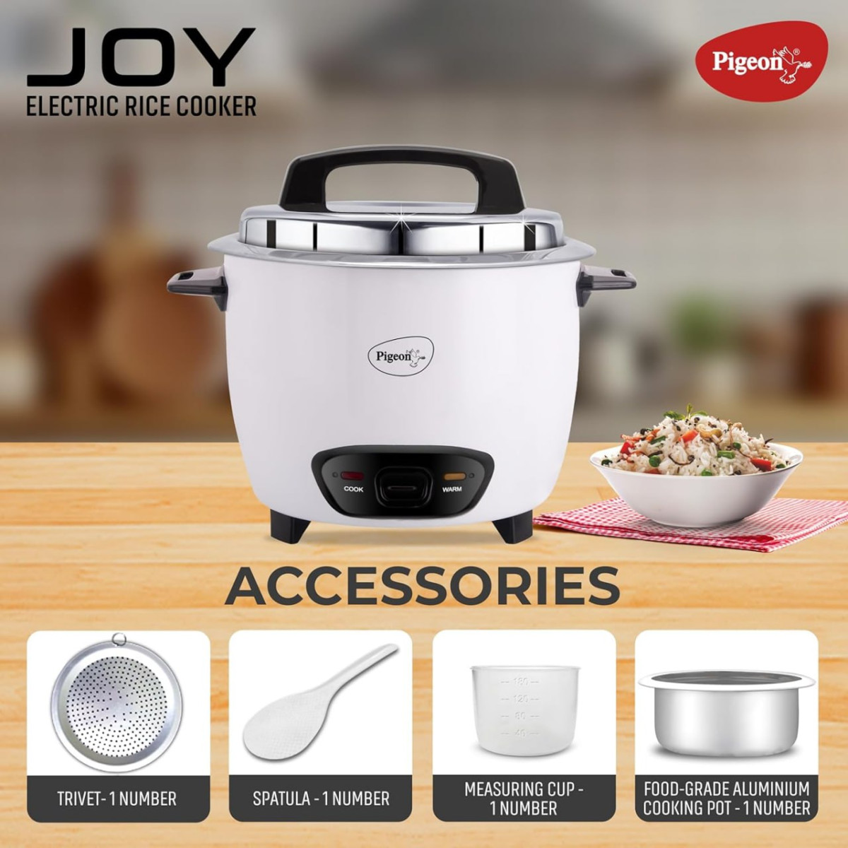 Pigeon Electric Rice Cooker 1 8l 1499 For More Deals Join Our Whatsapp Chan