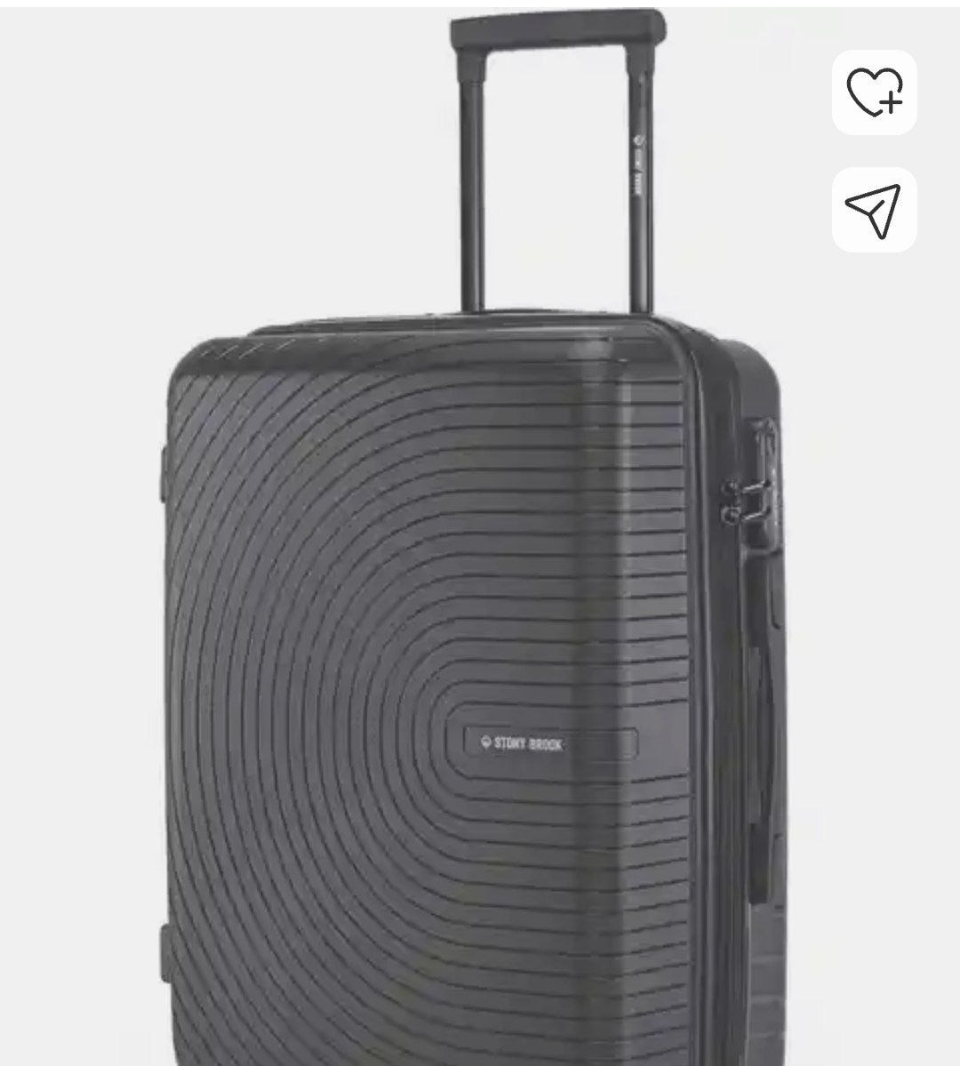 Small Cabin Suitcase (55 Cm) 4 Wheels - Crescent Hard-sided Polypropylene C