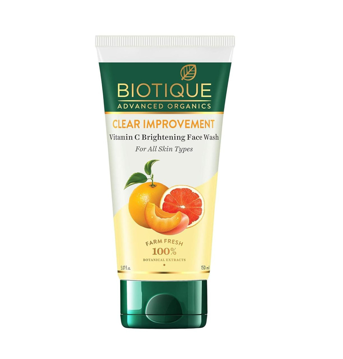 Biotique Advanced Organics Clear Improvement Vitamin C Brightening Face Was