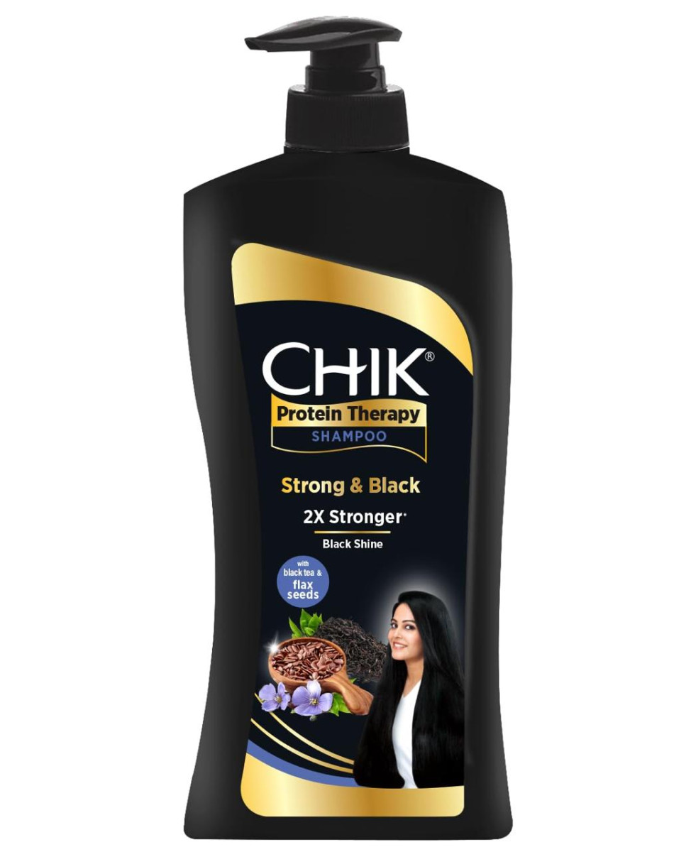 Chik Protein Therapy Shampoo For 2x Stronger Black Hair 650ml 326