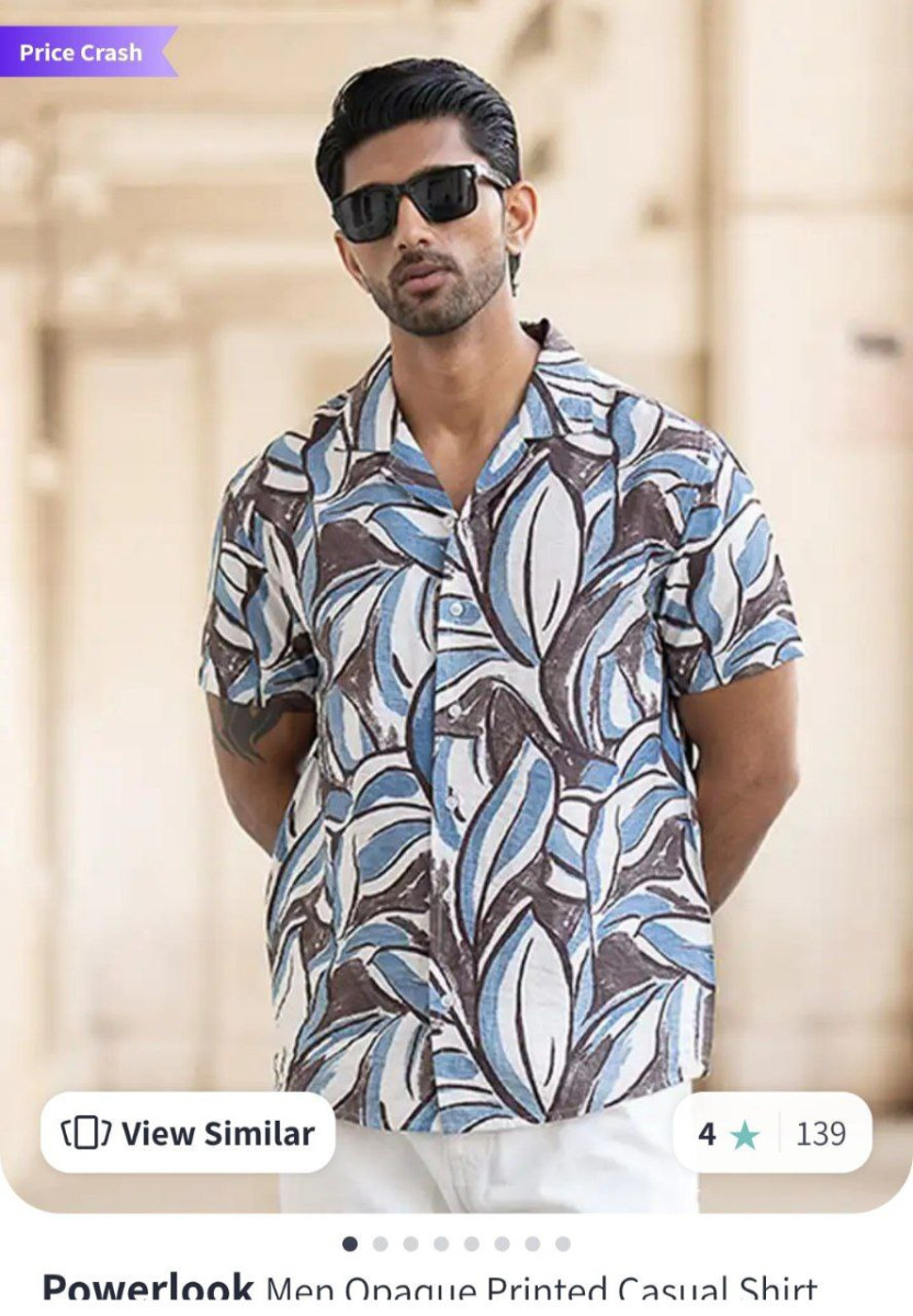 Powerlook Men Printed Casual Shirt 199 For More Deals Join Our Whatsapp Cha