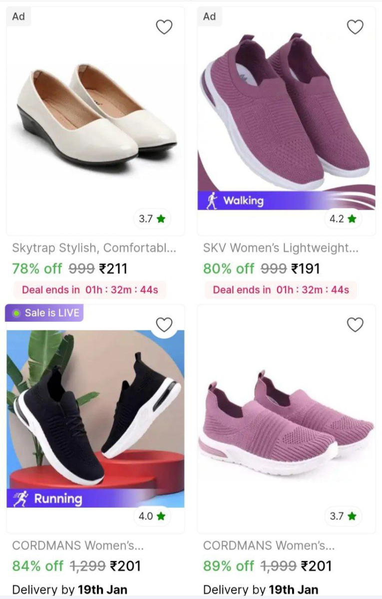 Loot 191 Women S Running Shoesfor More Deals Join Our Whatsapp Channel