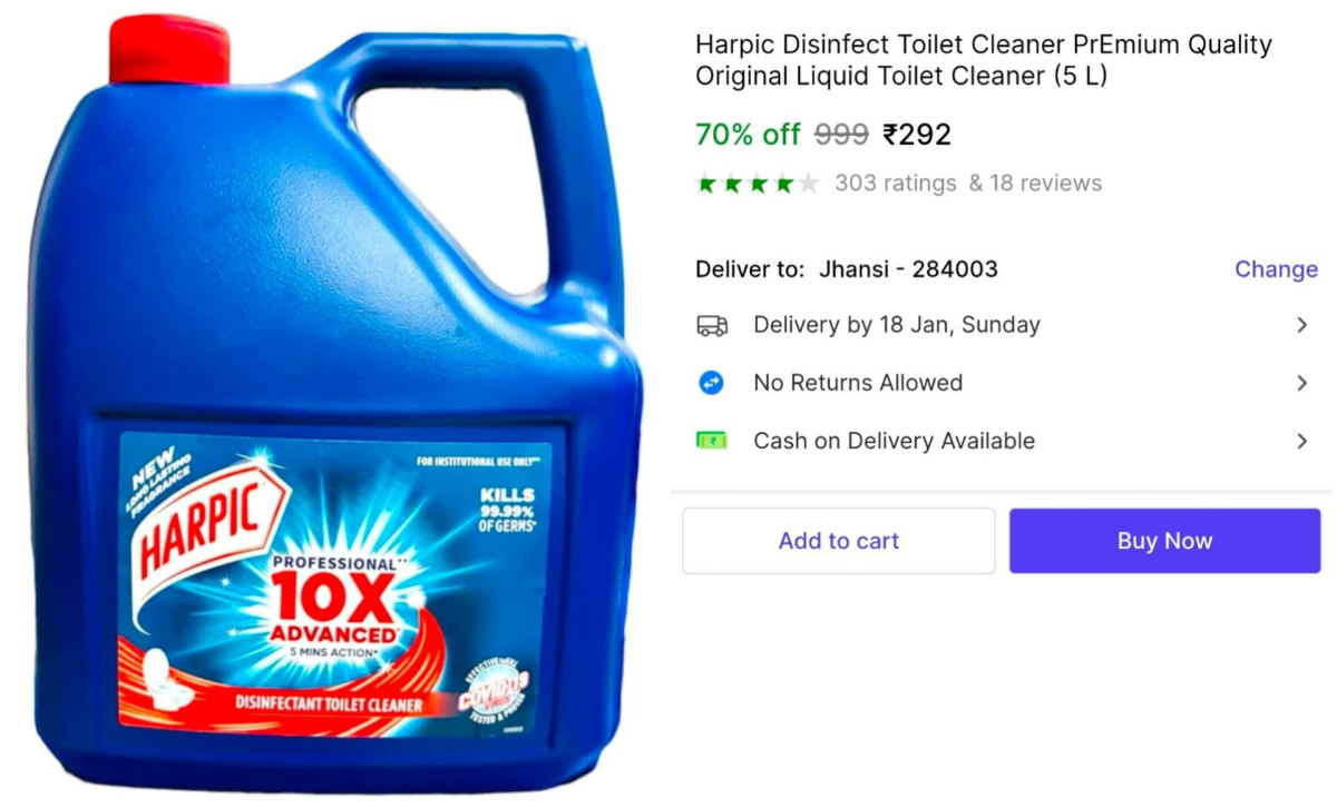 Grab Harpic 5l At 292