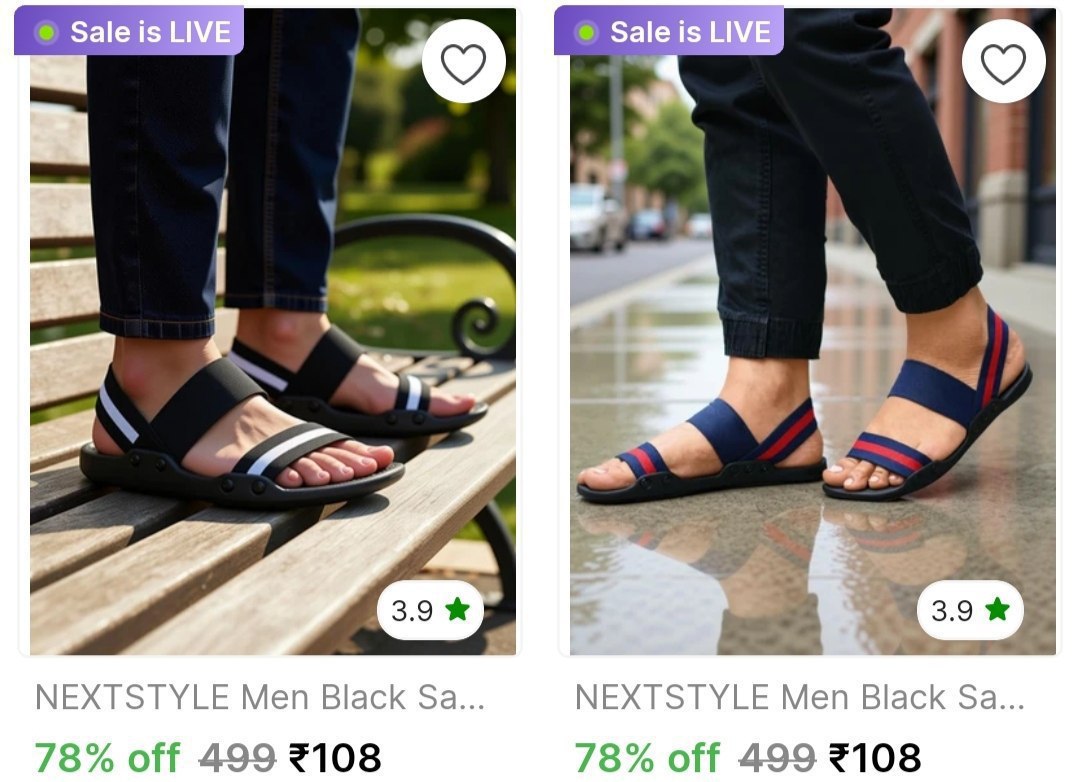 Men S Sandals Starts 108