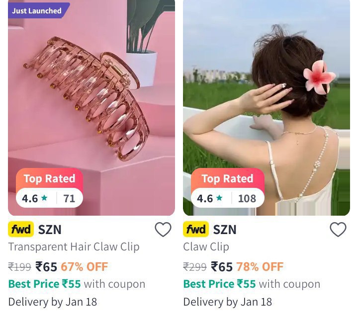 Hair Accessories 65 -use Myncash