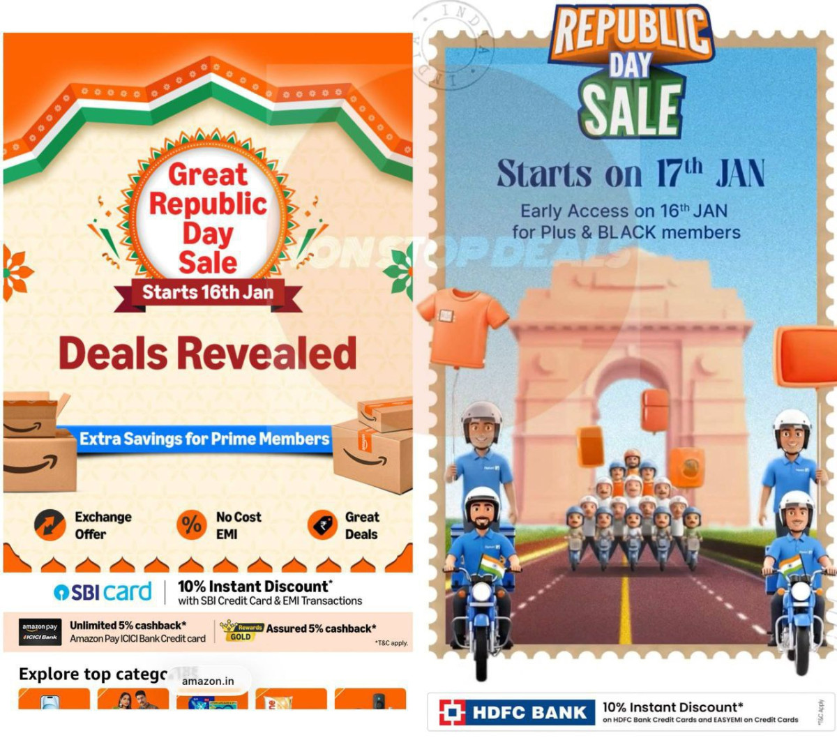 Amazon Great Republic Day Sale (starts On 16th Jan) 10 With Sbi Credit Card