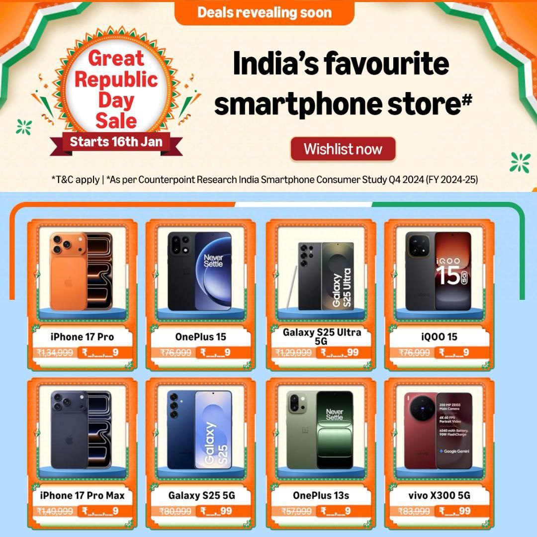 Great Republic Day Sale Sale Starts 16th Jan