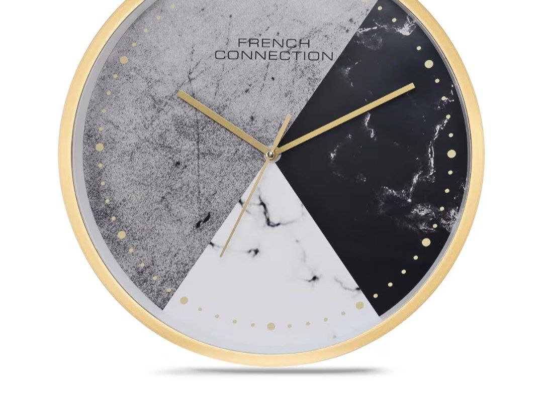 French Connection Analog Wall Clock 482 For More Deals Join Our Whatsapp Ch