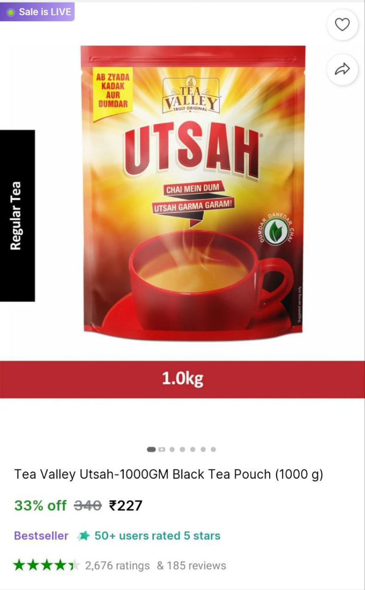 Tea Valley Utsah-1000gm 227