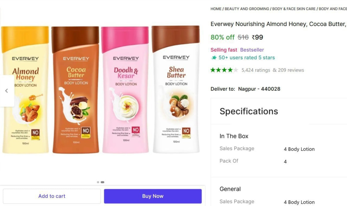Loot Body Lotion Combo (400 Ml) 99