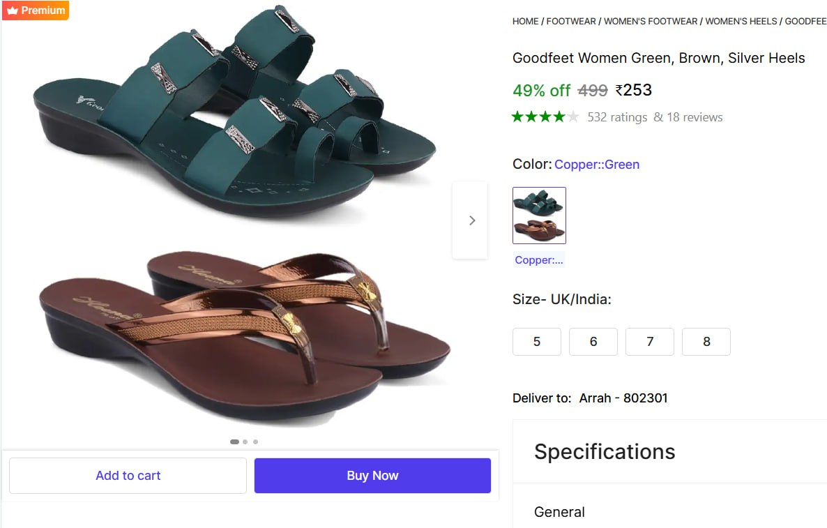 Pack Of 2 Heels 253 For More Deals Join Our Whatsapp Channel