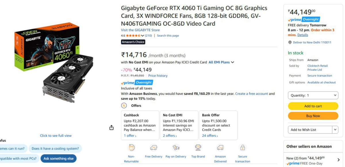 Drop On Graphics Card154559 99899 51489 40869 44149 For More Deals Join Our