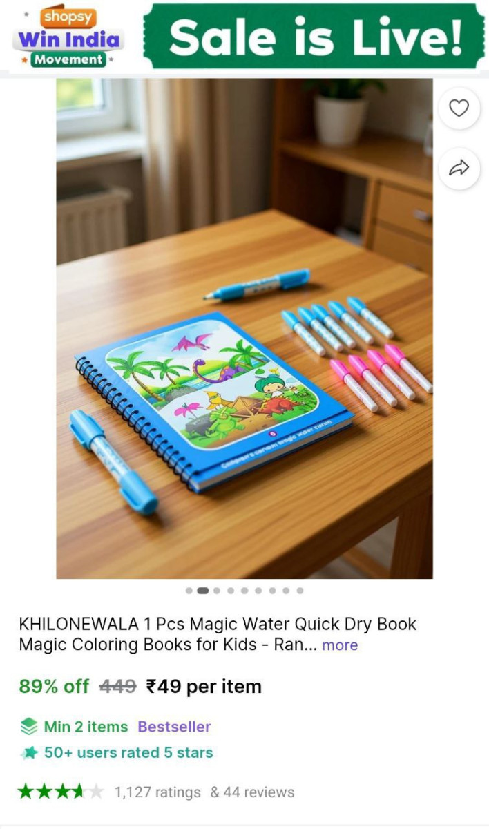 Magic Coloring Books 49 Check Min Buy Quantity