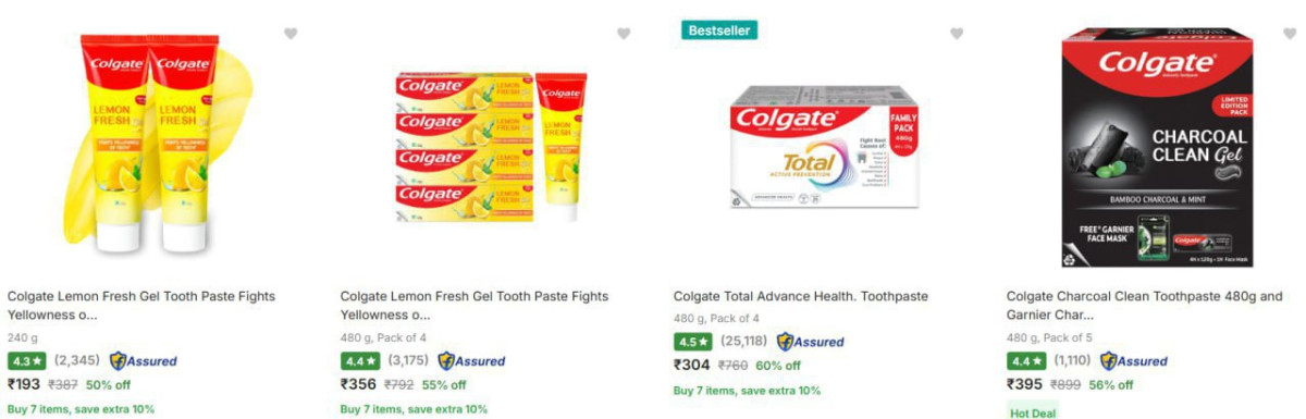 60 On Colgate Toothpaste For More Deals Join Our Whatsapp Channel