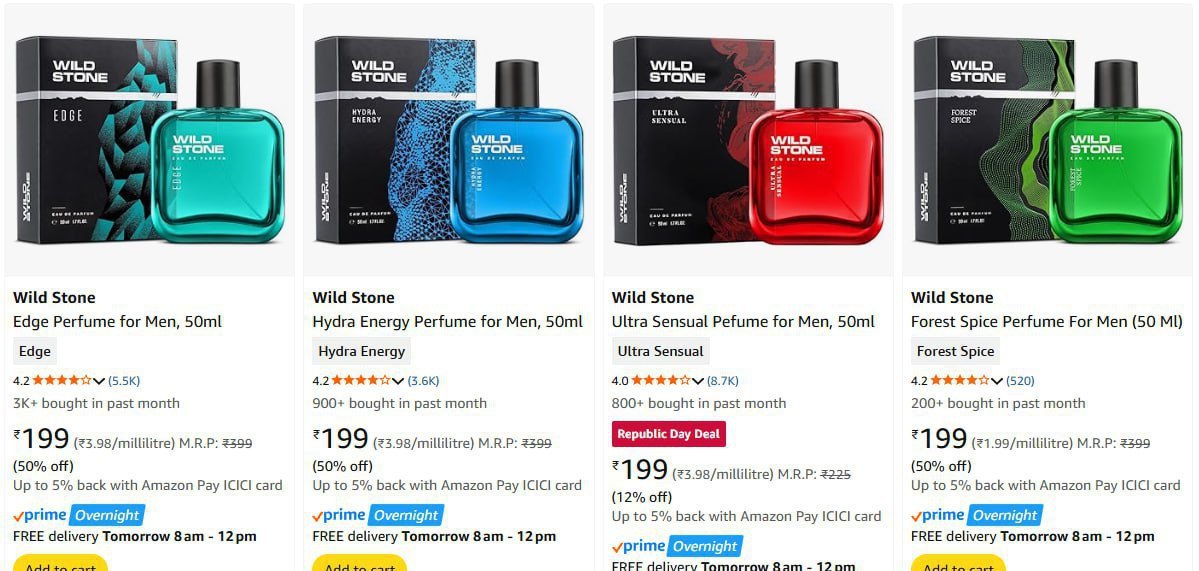 Min 50 On Wild Stone Fragrancefor More Deals Join Our Whatsapp Channel