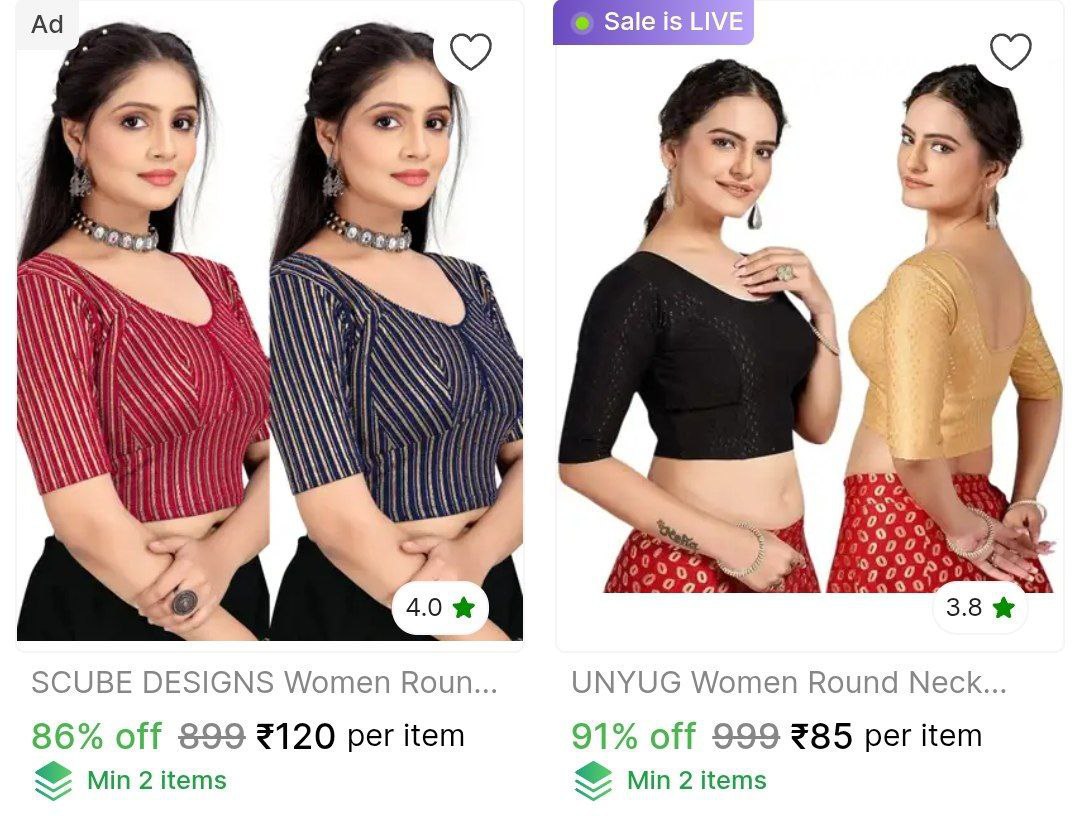 Women Winter Blouses Starts From 85check Min Buy Quantity