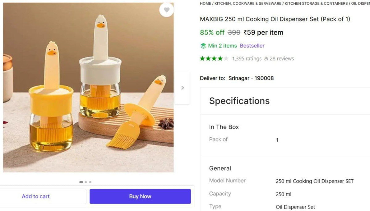 250 Ml Cooking Oil Dispenser 59more