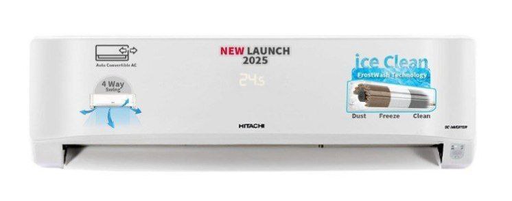Grabhitachi 1 5 Ton Class 5 Star Xpandable Inverter Split Ac 35 140 Reg 41 