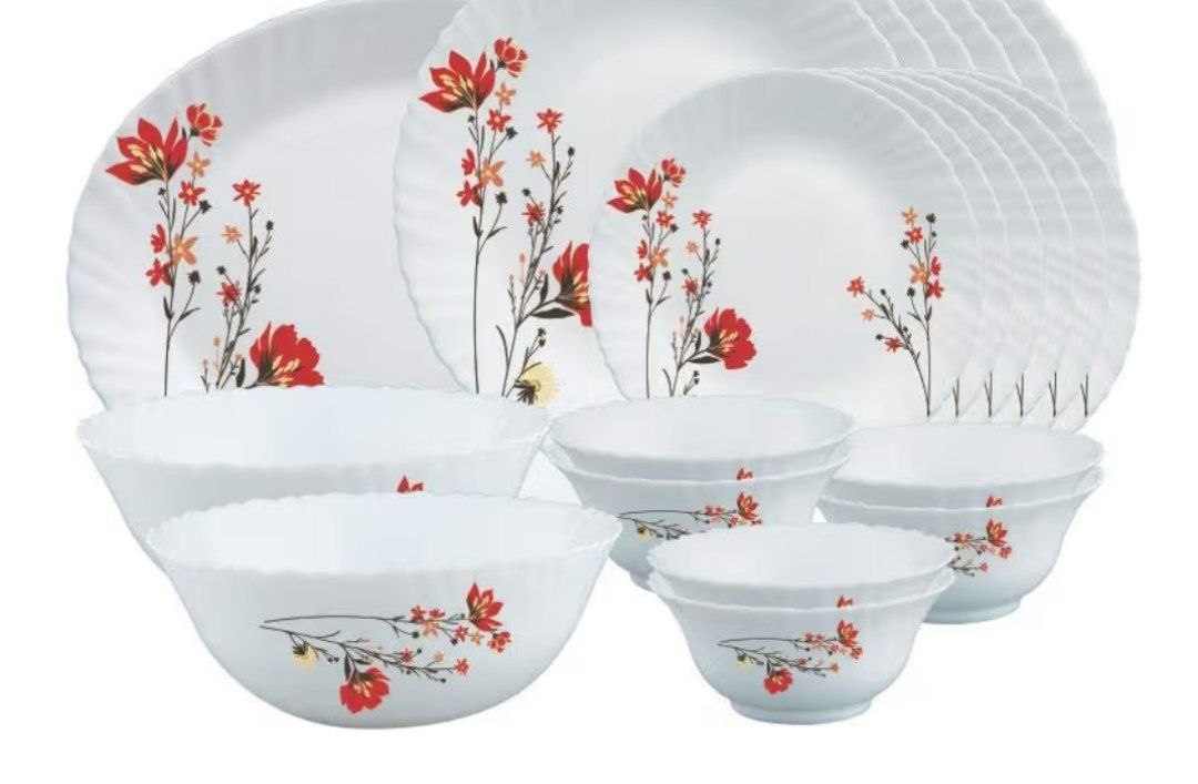Larah By Borosil Dinner Set 21 Pieces At 1348