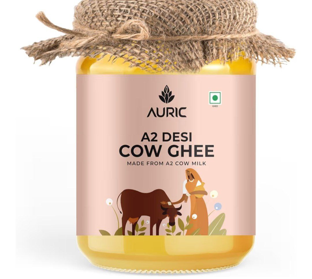 Auric A2 Bilona Desi Cow Ghee 500 Ml At Rs 599