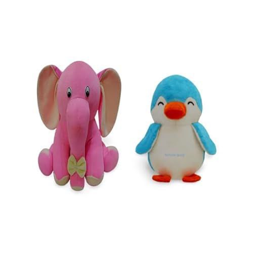 Elephant And Penguin Plush Toy Set At Rs 236apply 5 Coupon
