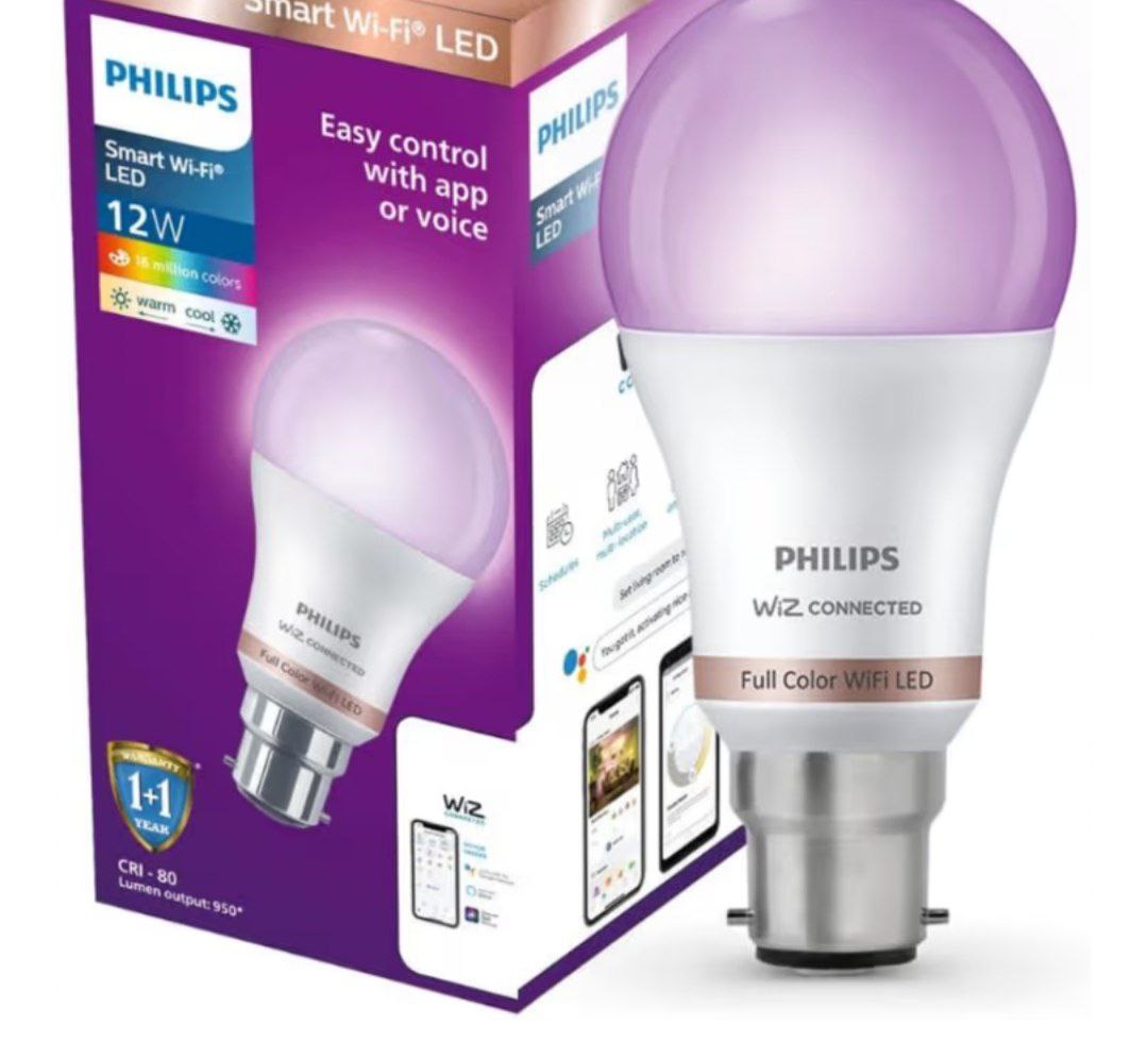 Philips Wi-fi Bluetooth Led Smart Bulb At Rs 546apply 5 Coupon