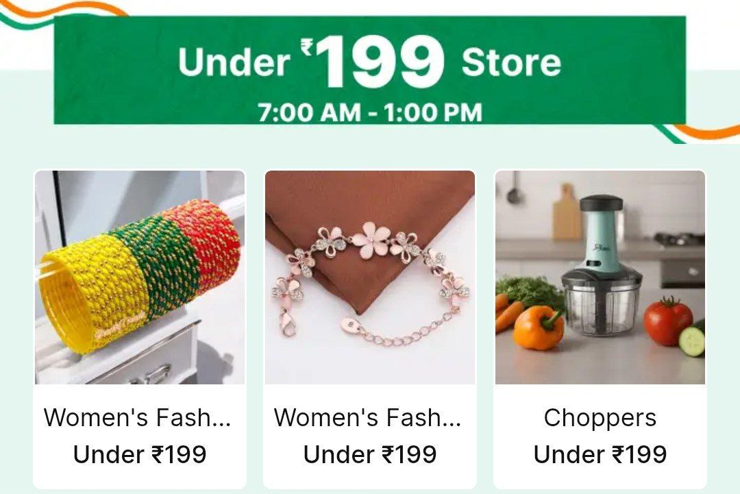 Shopsy Under 199 Store Live