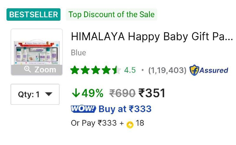 Loot Himalaya Happy Baby Gift Pack (7 In 1) 351limited Get Additional 4 On 