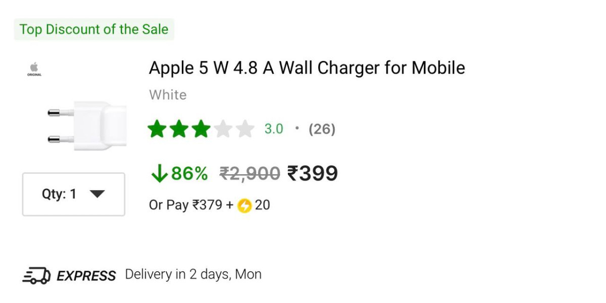 Apple 5 W 4 8 A Wall Charger For Mobile For 399