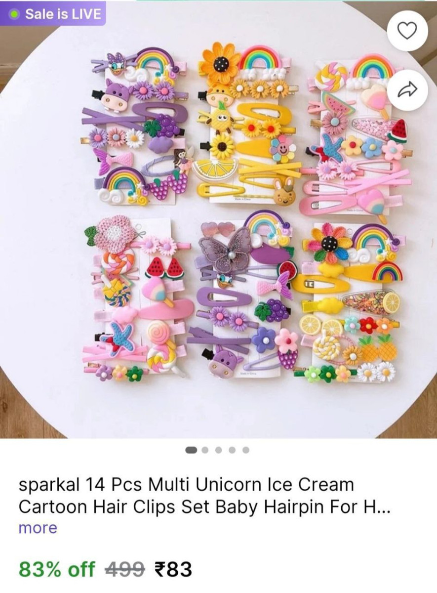 Stylish Hair Accessory Deals14 Pcs Hair Clip 83