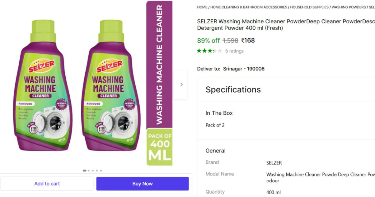 Washing Machine Cleaner 168