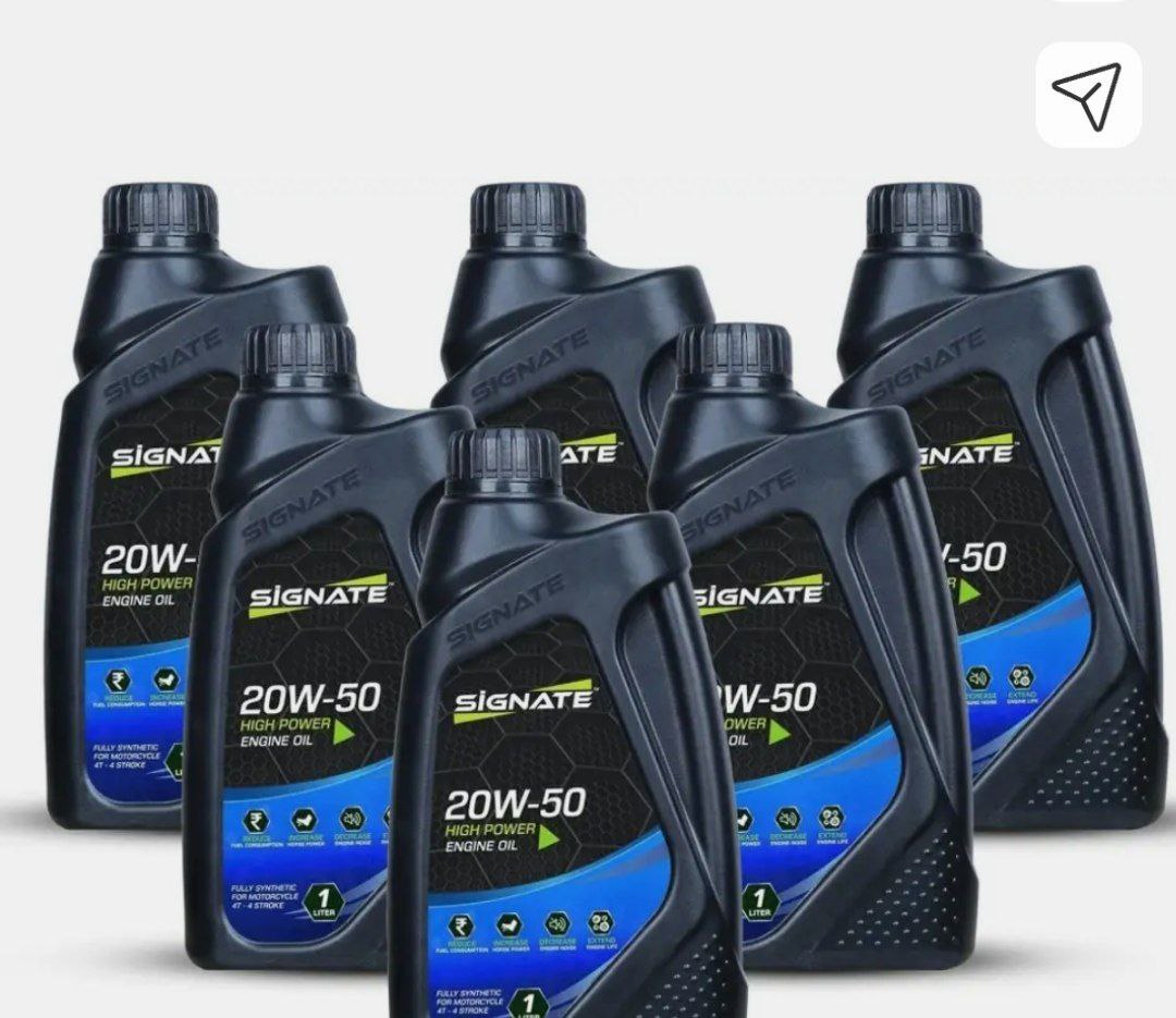 Flipkart Signate 20w50 Semi-synthetic Engine Oil For Bicycles (1l Pack Of 6