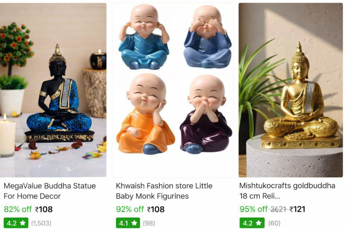 Luxury Buddha Showpiece Statue At 126 Positive Vibes Decor