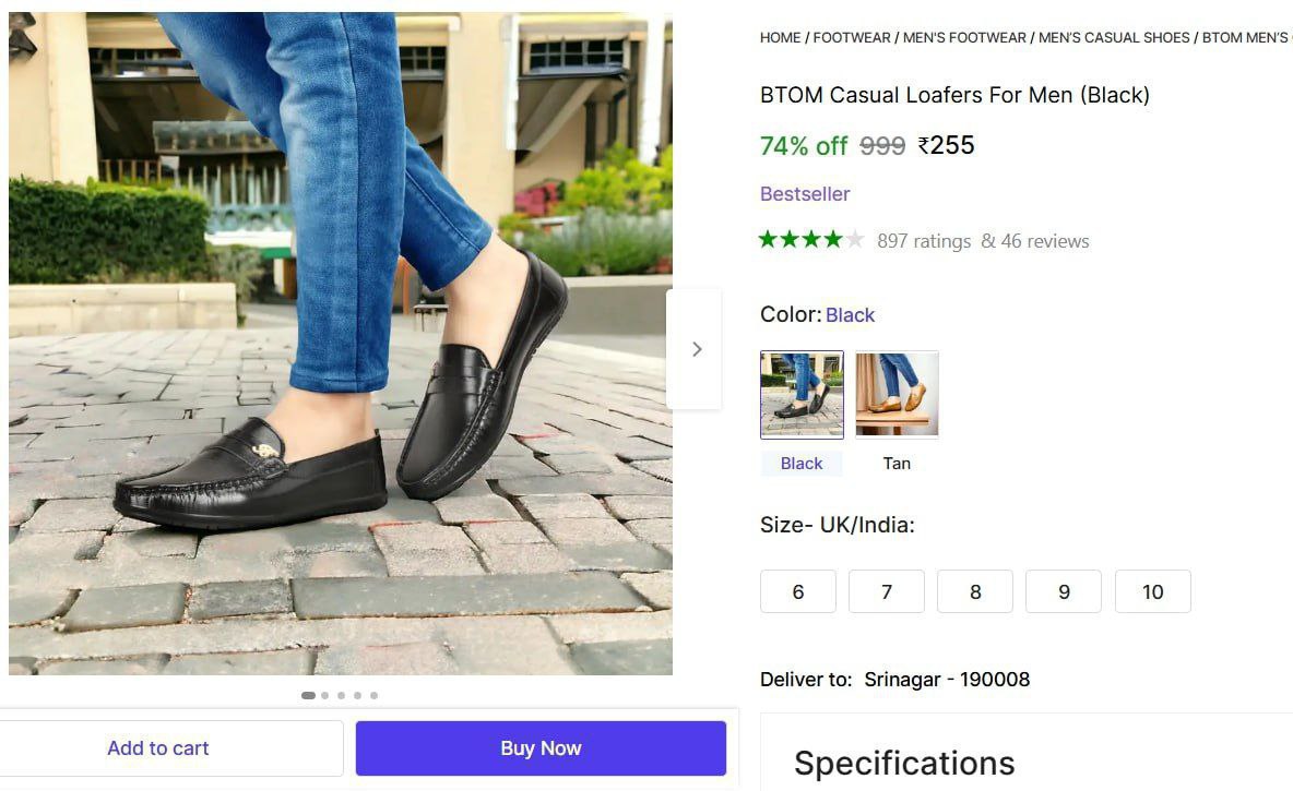 Casual Loafers For Men At 255