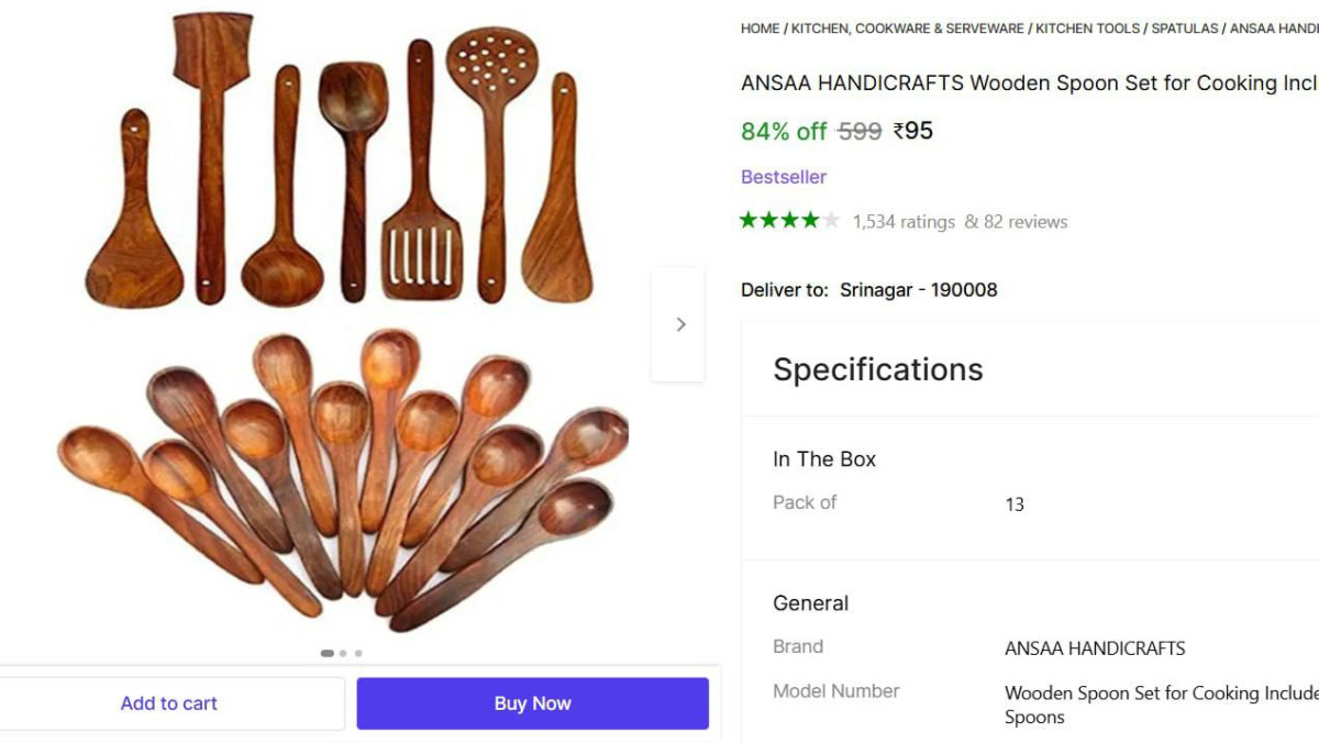 Wooden Spoons Set 13 Pcs At 95