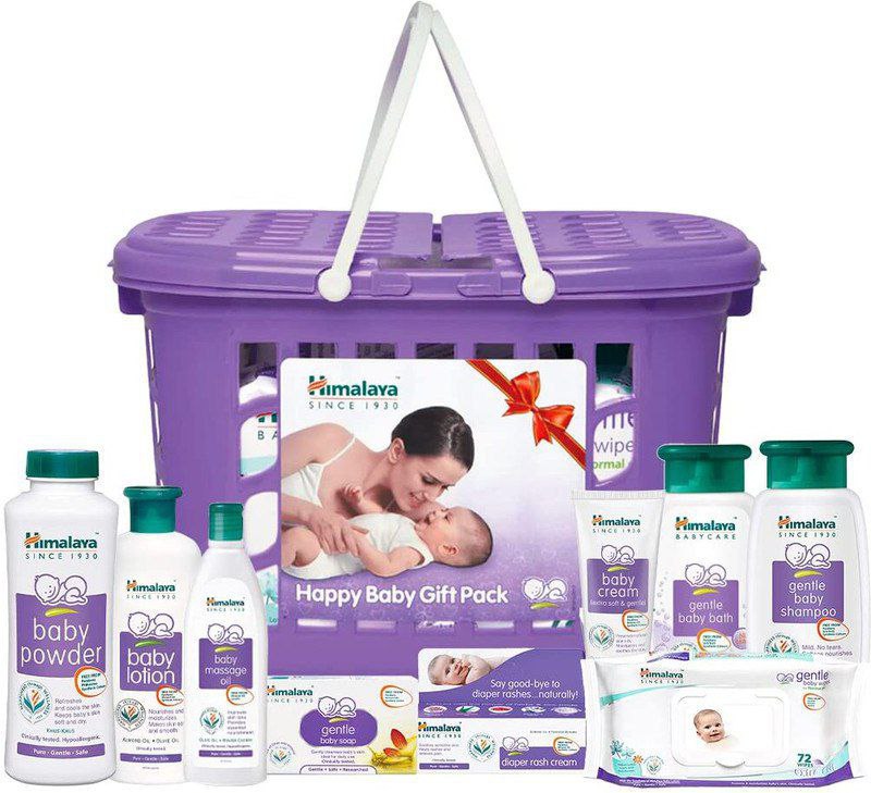 Flipkart Lowest Himalaya Happy Baby Gift Basket (9-in-1) At 740