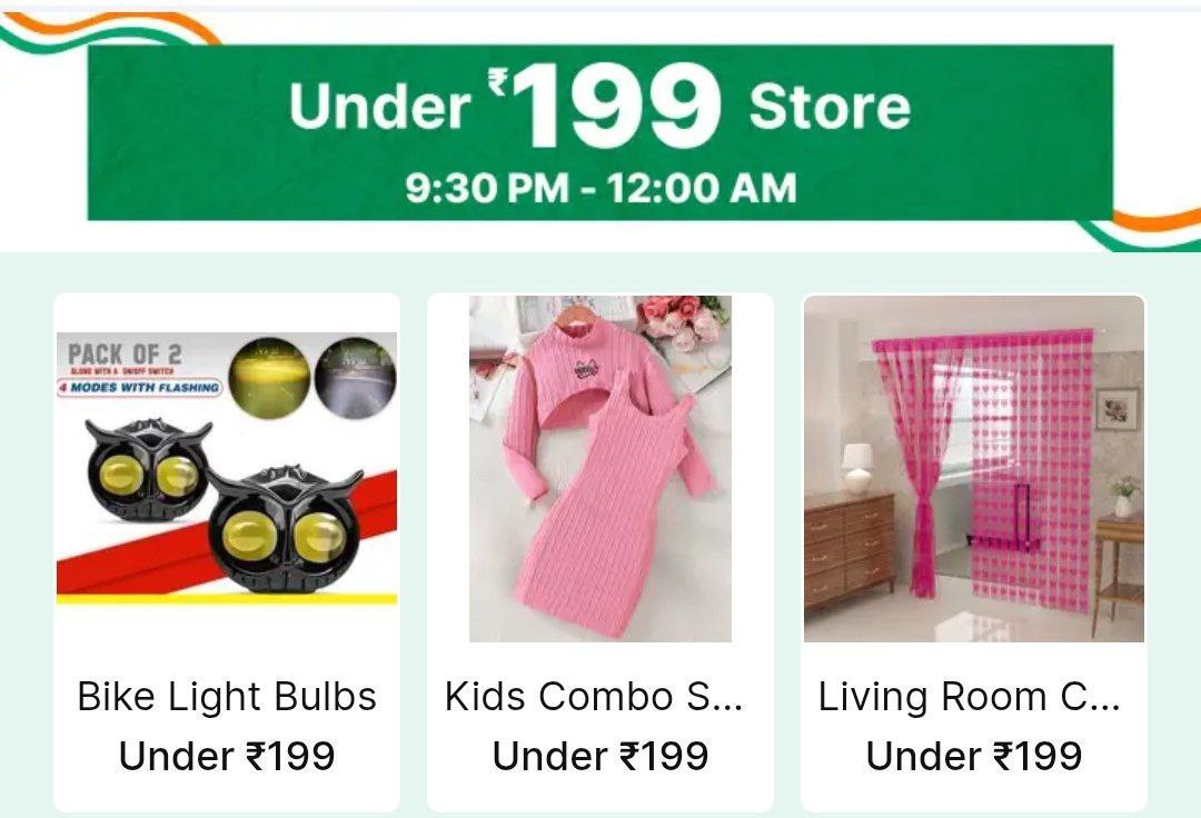 Shopsy Under 199 Store