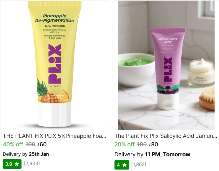 Plix Products From 60check Min Buy Quantity
