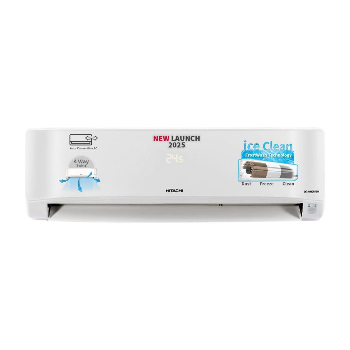 Faast Hitachi 1 5 Ton Class 5 Star Andable Inverter Split Ac34390apply 1000