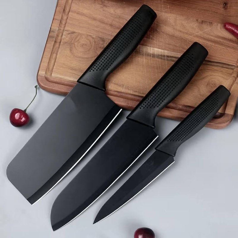 Jitruva Stainless Steel Professional Kitchen Knife Set 3-piece Meat And Che