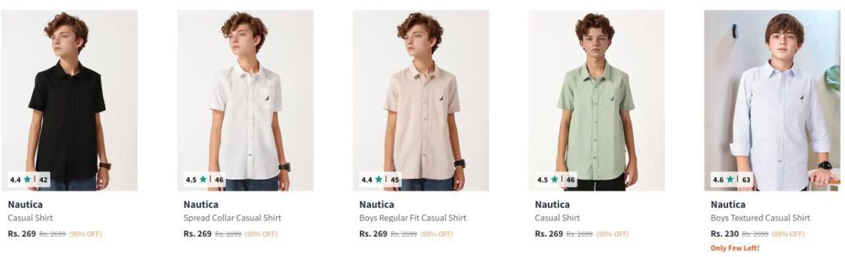Myntra 90 On Nautica Boys Clothing