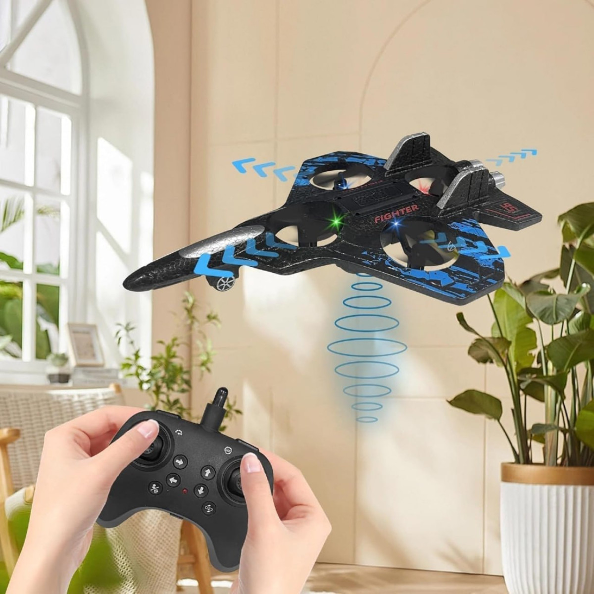 Remote Control Star Fighter Drone With Controller 1897 Apply 27 Coupon