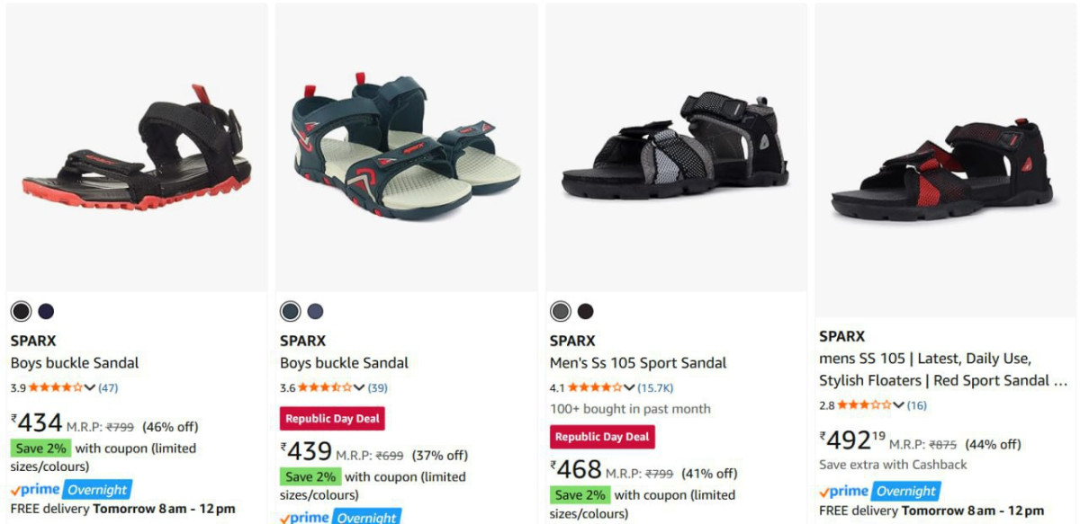 Sparx Men S Sandal Starts 434