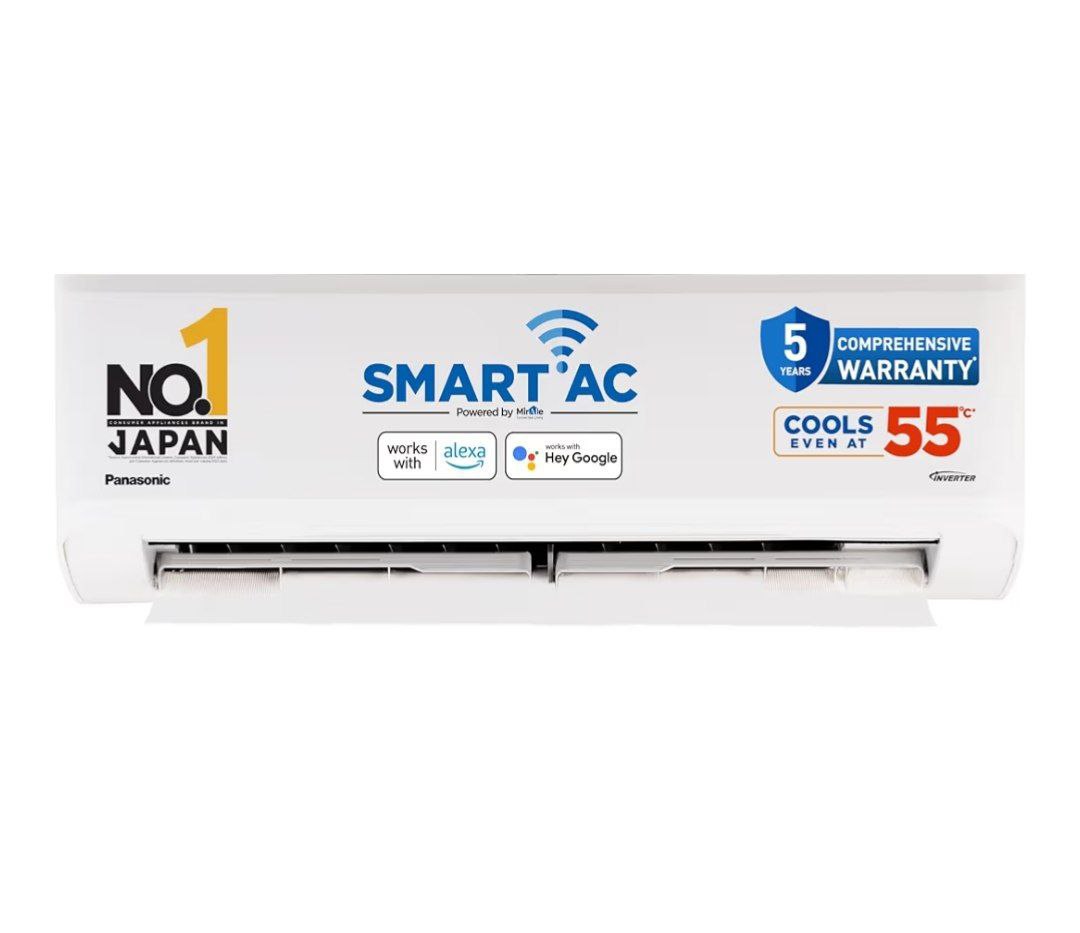 Panasonic 1 5 Ton 3 Star Premium Wi-fi Inverter Smart Split Ac (matter Enab