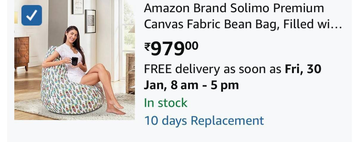 Xl Bean Bag With Beans 979