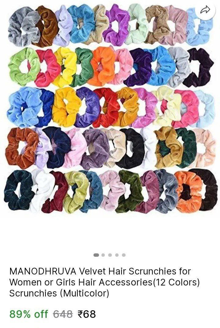Pack Of 12 Scrunchies 68