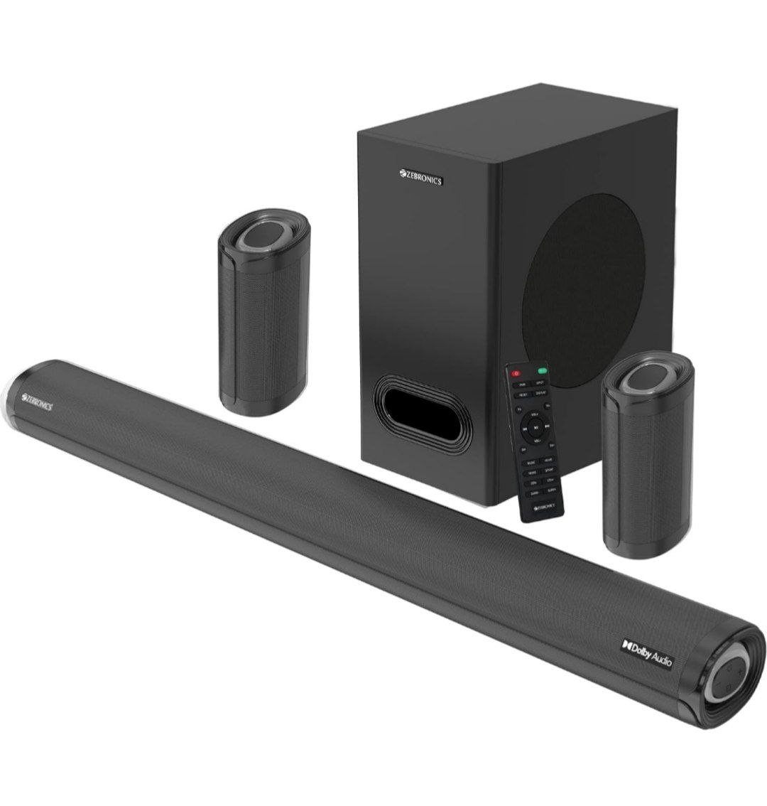Zebronics Zeb-juke Bar 9500ws Pro Dolby 5 1 Soundbar With Wireless Satellit