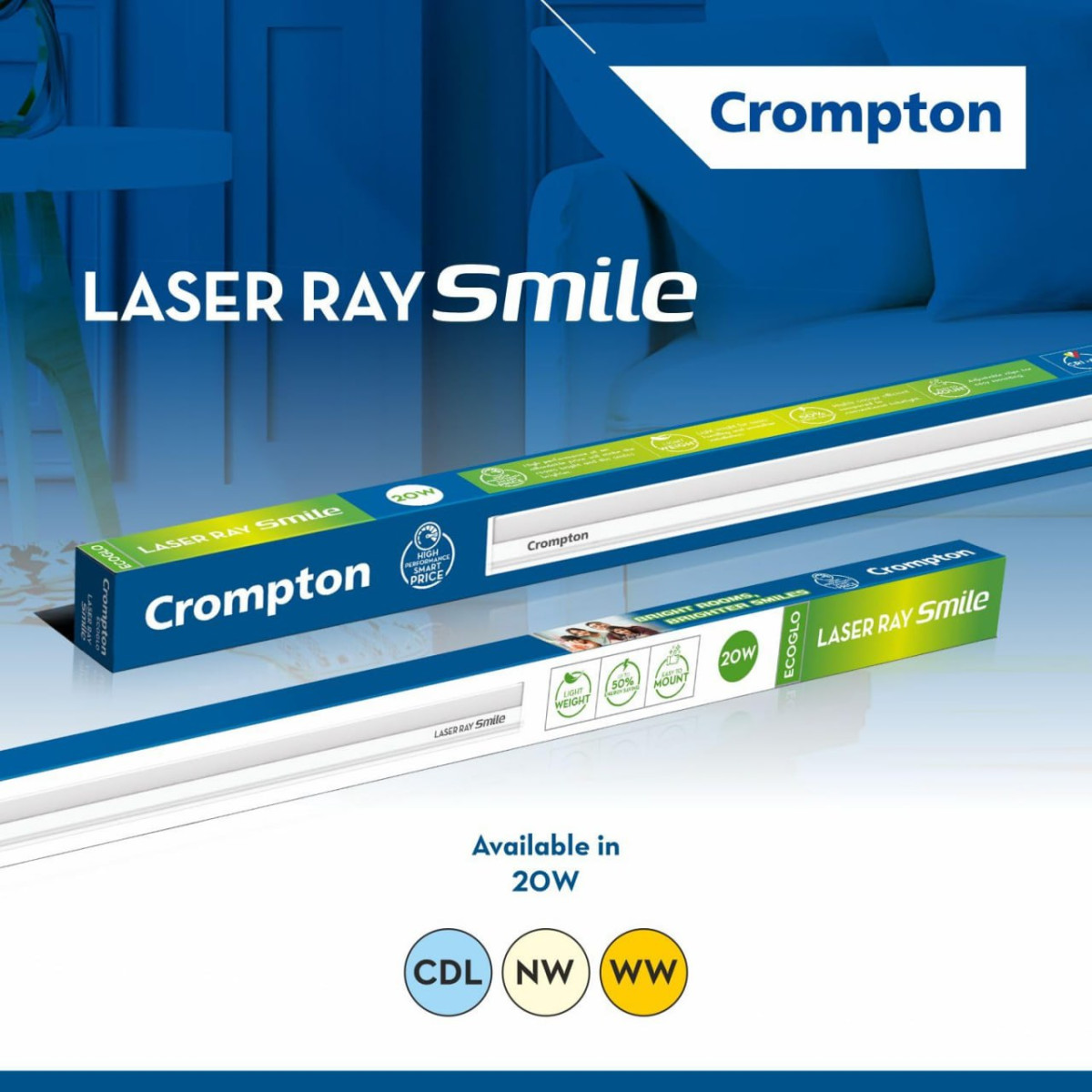 Crompton 20w Led Batten 127