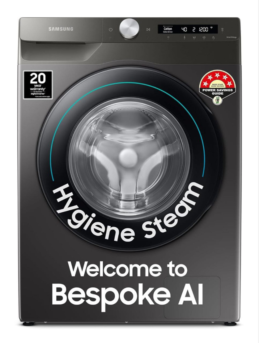 Faast Samsung 7 Kg 5 Star Ai Control Fully-automatic Front Load Washing Mac