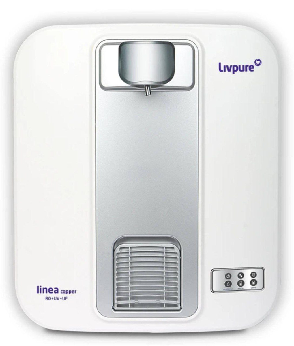 Livpure Liv Linea Copper 5 L Ro Uv Uf Water Purifier 670 With Hdfc Cc Txn